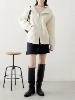 【新品】mystic ボトルネック ZIPニット