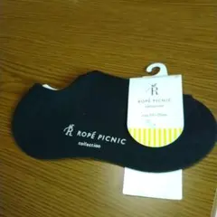 ROPÉ PICNIC collection ソックス ブラック　グンゼ