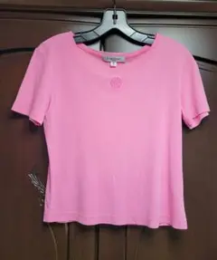 Louis Féraud ピンク 半袖Tシャツ 9号