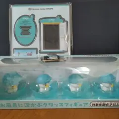 お風呂に浮かぶクワッスフィギュア まいごのクワッス アクスタ ステッカー セット