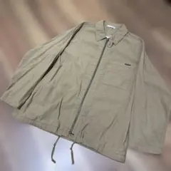 278 confect 【UpcycleLino】近江晒 超撥水 ジップシャツ