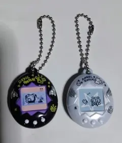 たまごっち　ミニチュアチャームコレクション２　ふたごてんし　デビルっち