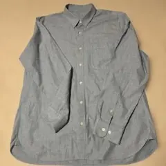 無印良品　メンズ　シャツ　青　X L
