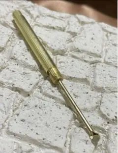 耳かきスプーン　収納タイプ　真鍮　さじスプーン