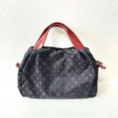 russet　ラシット　モノグラム　ハンドバッグ　2way　斜めがけ　ネイビーのサムネイル