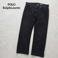 ポロラルフローレン CLASSIC867 後染めブラック デニムパンツ