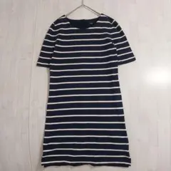 TOMMY HILFIGER ボーダー 半袖 ワンピース Sのサムネイル