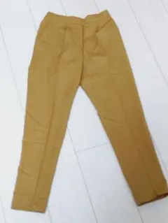 AlmaDesign　カジュアルパンツ マスタード ウエストゴム