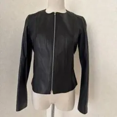 ＊ANAYI＊アナイ＊ラムレザークルー ジャケット＊