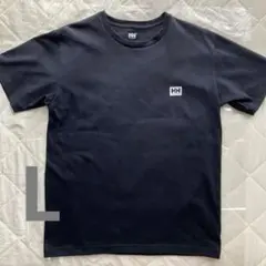 ヘリーハンセン　Tシャツ　ワンポイントロゴ　ブラック　L
