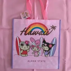 ハワイ エコバッグ サーフボード デザイン キティ　クロミ　マイメロディ　ABCのサムネイル