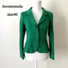 Jocomomola　ホコモモラ　スゥエットジャケット　グリーン　サイズ40のサムネイル