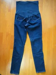 無印良品 マタニティ デニムパンツ インディゴブルー