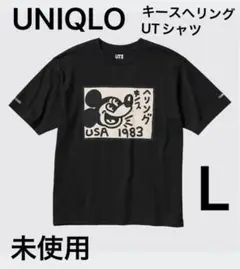 UNIQLO★キースヘリングUT★ブラック★Lサイズ