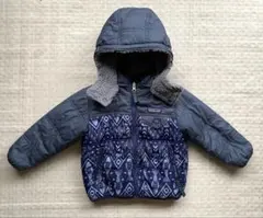 値下げ:Patagoniaフリースリバーシブルジャケッ2yフード取外