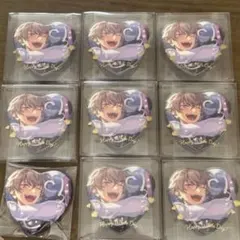 あんスタ 大神晃牙 バレンタインデー ハート型缶バッジ 9個セット