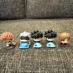 呪術廻戦　ミニフィギュア　ガチャガチャ　カプセルトイ　5体セット