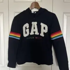 GAP ネイビー フード付きパーカー XL
