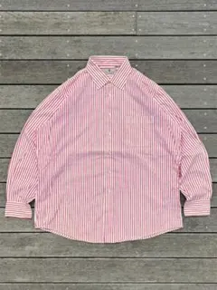~80's "Aquascutum" L/S Striped Shirt