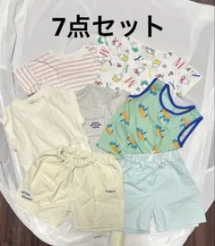 子供服 まとめ売り 7点セット トップス パンツのサムネイル