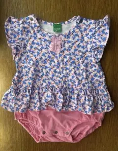 RAGMART 花柄ロンパース ピンク 70cm