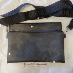 GENTIL BANDIT スプラッター柄ショルダーバッグ