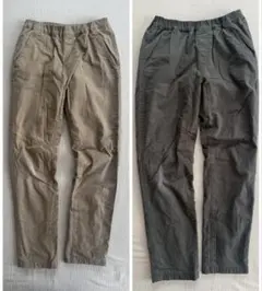 UNIQLO 暖パン 2枚 ウォームイージーパンツ ベージュ・カーキ150