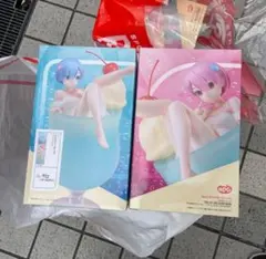 ラム　レム　クリームソーダ　Reゼロから始まる異世界生活　フィギュアセット