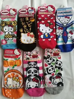ハローキティご当地 ソックスセット 7点