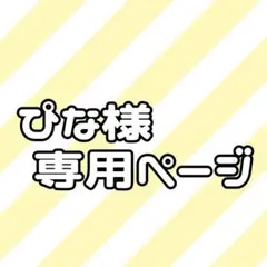 ぴな様 専用ページ