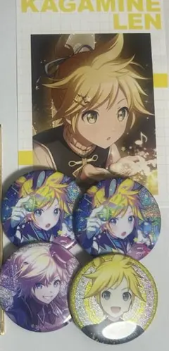 プロジェクトセカイ 鏡音レン 缶バッジ