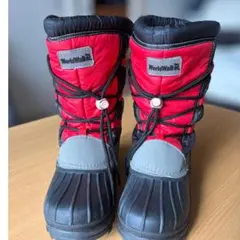 子ども用スノーブーツ レッド/ブラック 23cm