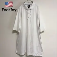 FootJoy フットジョイ ポロシャツ XL 白 ゴルフウェア ストレッチのサムネイル