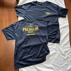 サントリー プレミアムモルツ Tシャツ ネイビー　2枚セット