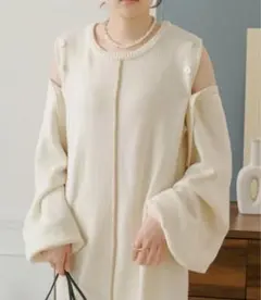 Bab ボレロセットセンターラインロングワンピース