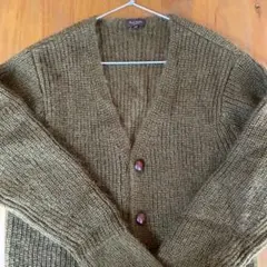 ポールスミス Paul Smith モヘア カーディガン ブラウン系 XL