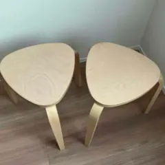 IKEA KYRRE (シルレ）スツール, オフホワイト チェアパッド セット