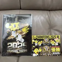 阪神タイガース 2025年リーグ優勝クリアファイル　ステッカー2種　Joshin
