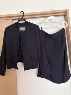 United Arrows ネイビー スカートスーツ 38