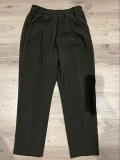 無印良品 オリーブ色 ウエストゴムパンツ