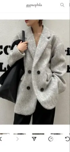 期間限定お値下げ⭐︎gypsophila シャーギーコート新品未使用タグ付き