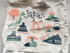 新品タグ付き　トートバッグ　日本の名所　ご当地柄