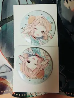 にじさんじ わんにゃんdays vol.2 ランダム箔押し缶バッジ 町田ちま