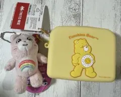ケアベア　マスコットBC Vol.1ピンク&シリコンポーチ