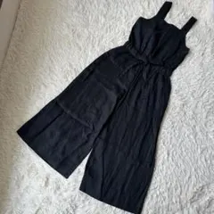 ジャーナルスタンダード　ブラック サロペット ワイド JOURNAL STANDARD（ジャーナルスタンダード）の「ストレッチ