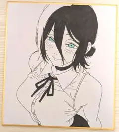 チェンソーマン　レゼ　手書きイラスト