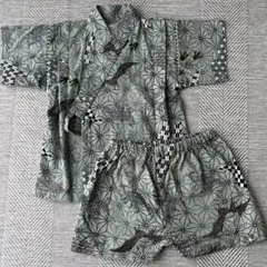 くろわっさんす べべ ベビー甚平 80cm