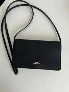 COACH ショルダーウォレット/ ブラック