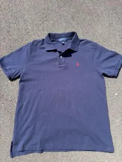 POLO RALPH LAUREN ポロシャツ ネイビー 赤ポニー ワンポイント