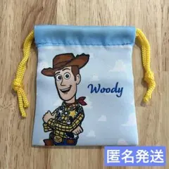 トイストーリー　ウッディ　ミニ巾着　セリア　ピクサー　ディズニー